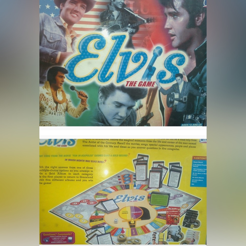 Elvis The Game Triva by Cadaco 2000
